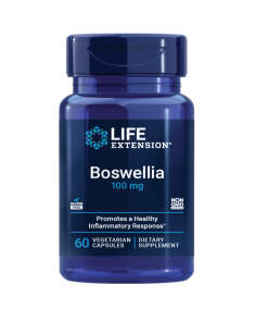 Life Extension, Boswellia, 100 mg, 60 vegetariškų kapsulių