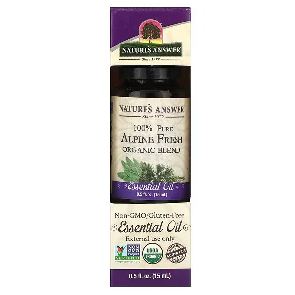 100% Pure Alpine Fresh Blend Essential Oil - 15 ml.