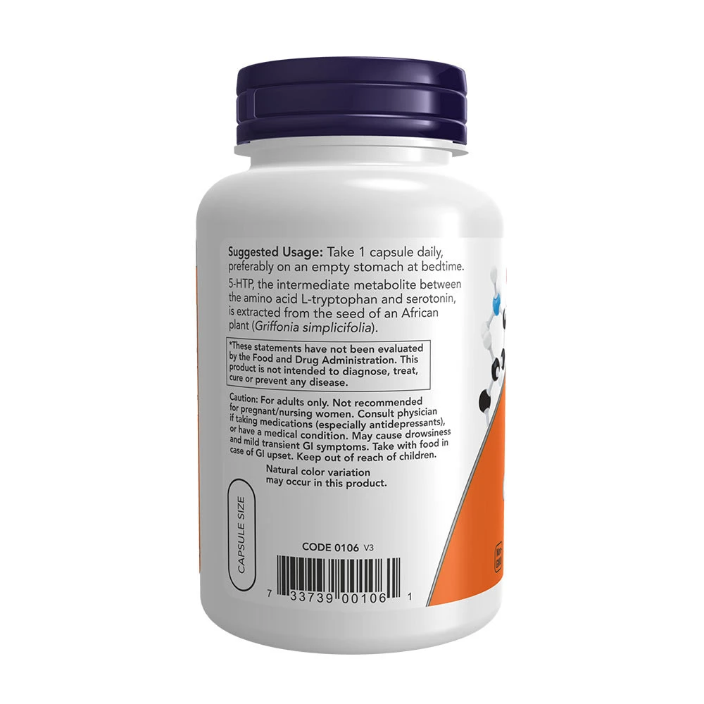 5-HTP – 100 mg – 120 vnt - Billede 5