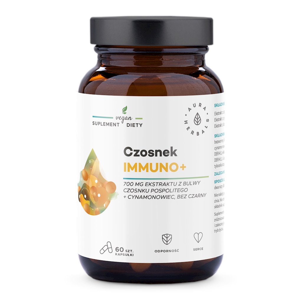 AURA HERBALS Garlic Immuno+ (60 caps)