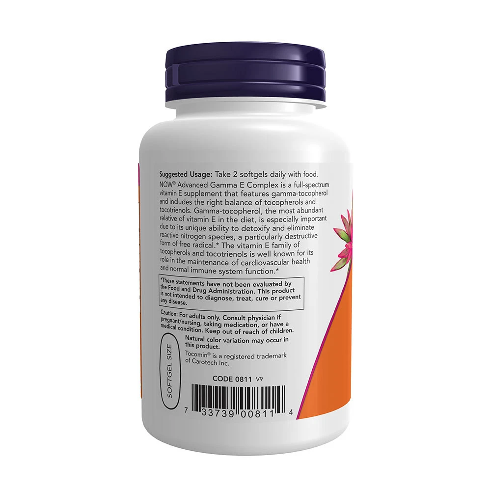 Advanced Gamma E Complex – 120 softgels - Billede 6