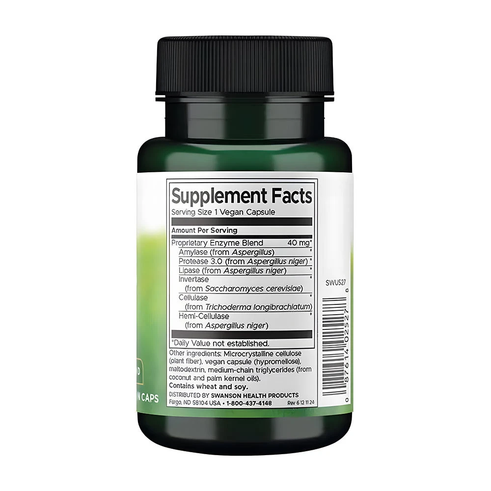 Anti-Gas Enzym – 90 kapsulių - Billede 3