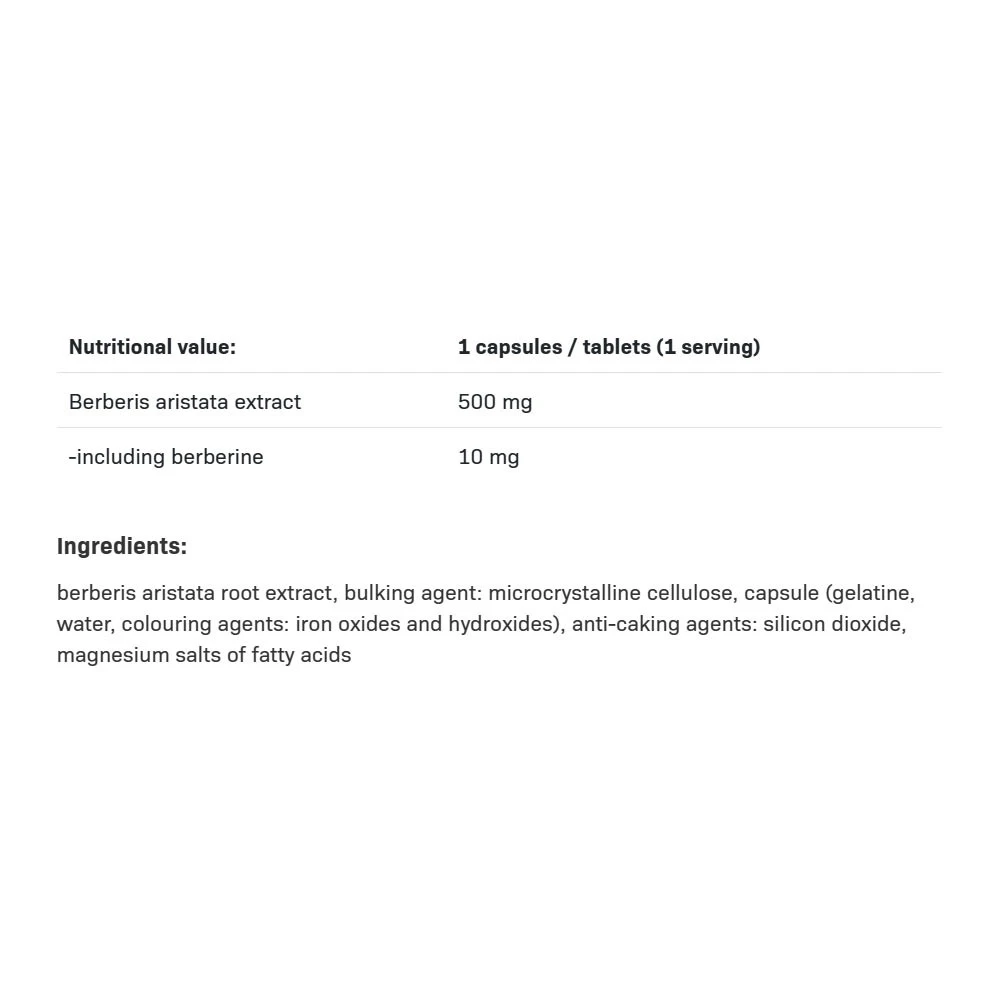 Berberin – 90 kapsulių - Billede 3