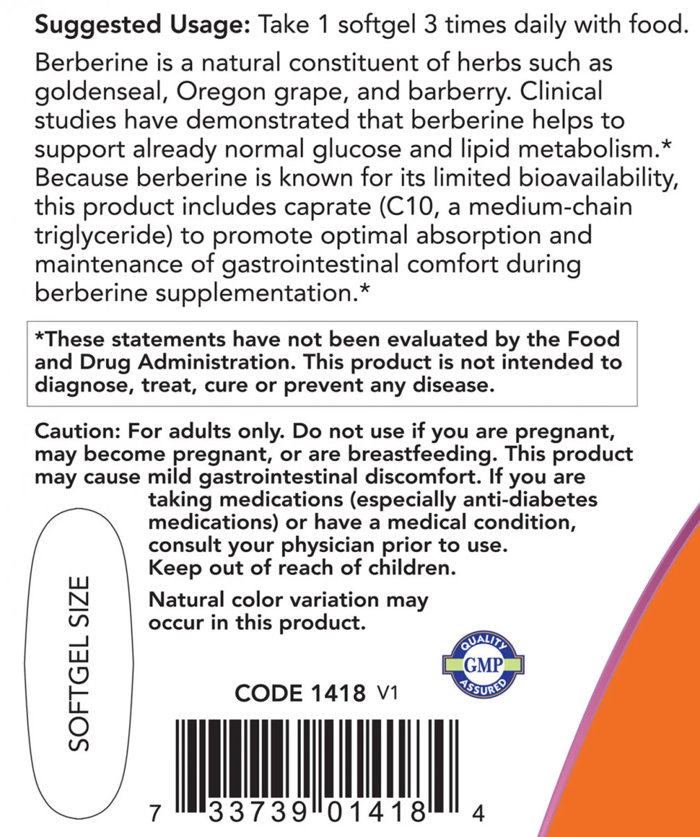 Berberin Glukozės papildas – 90 švelnių kapsulių - Billede 8