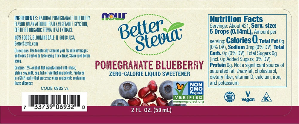 Better Stevia – Liquid, granatų ir mėlynių – 59 ml - Billede 4
