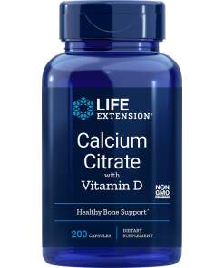 Calcium Citrate with Vitamin D - 200 vcaps