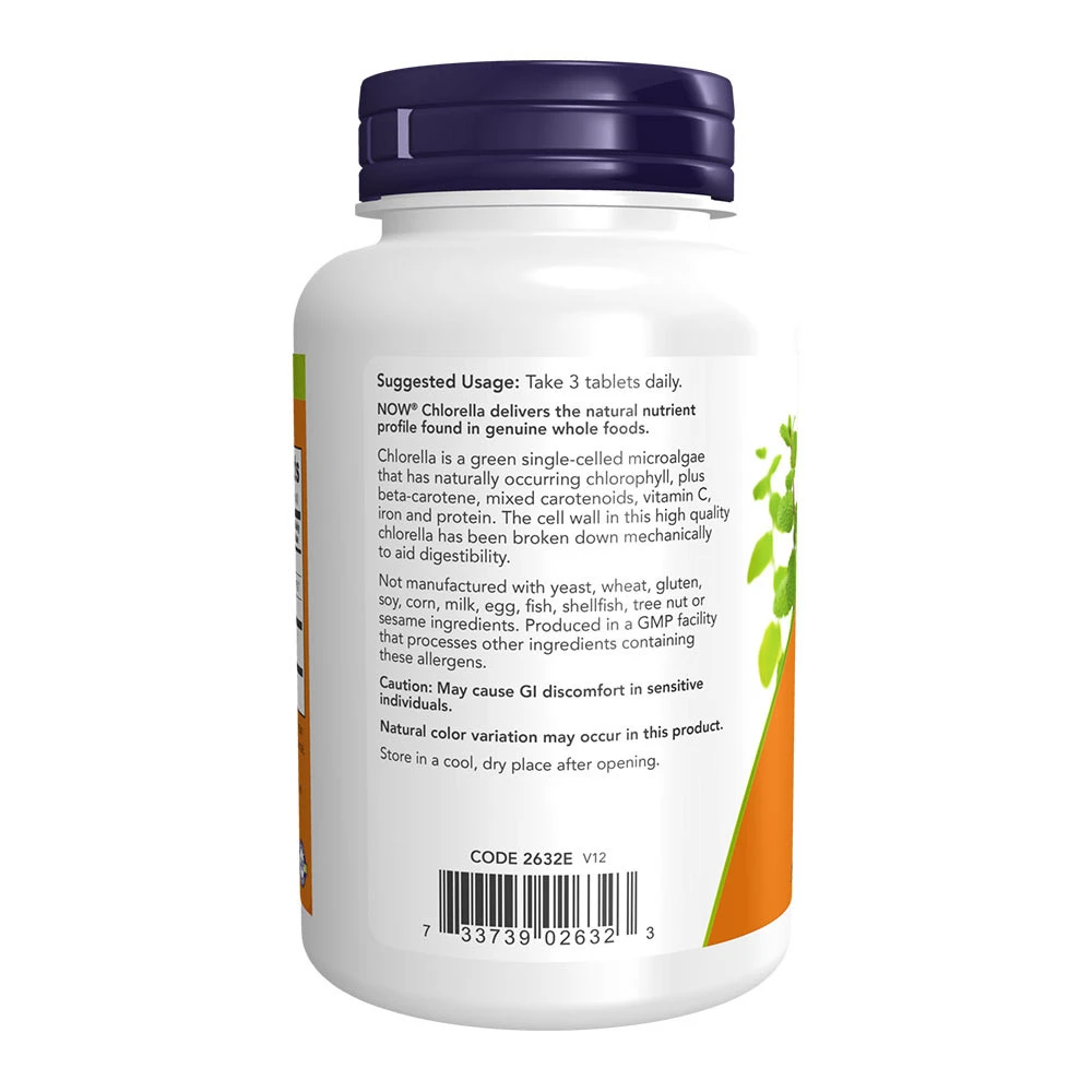 Chlorella – 1000 mg – 120 tablečių - Billede 3