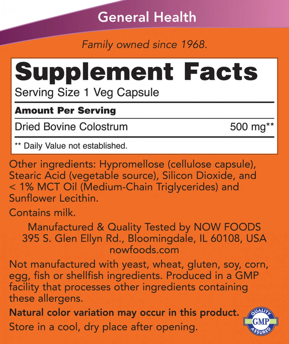 Colostrum – 500 mg – 120 kapsulių - Image 4