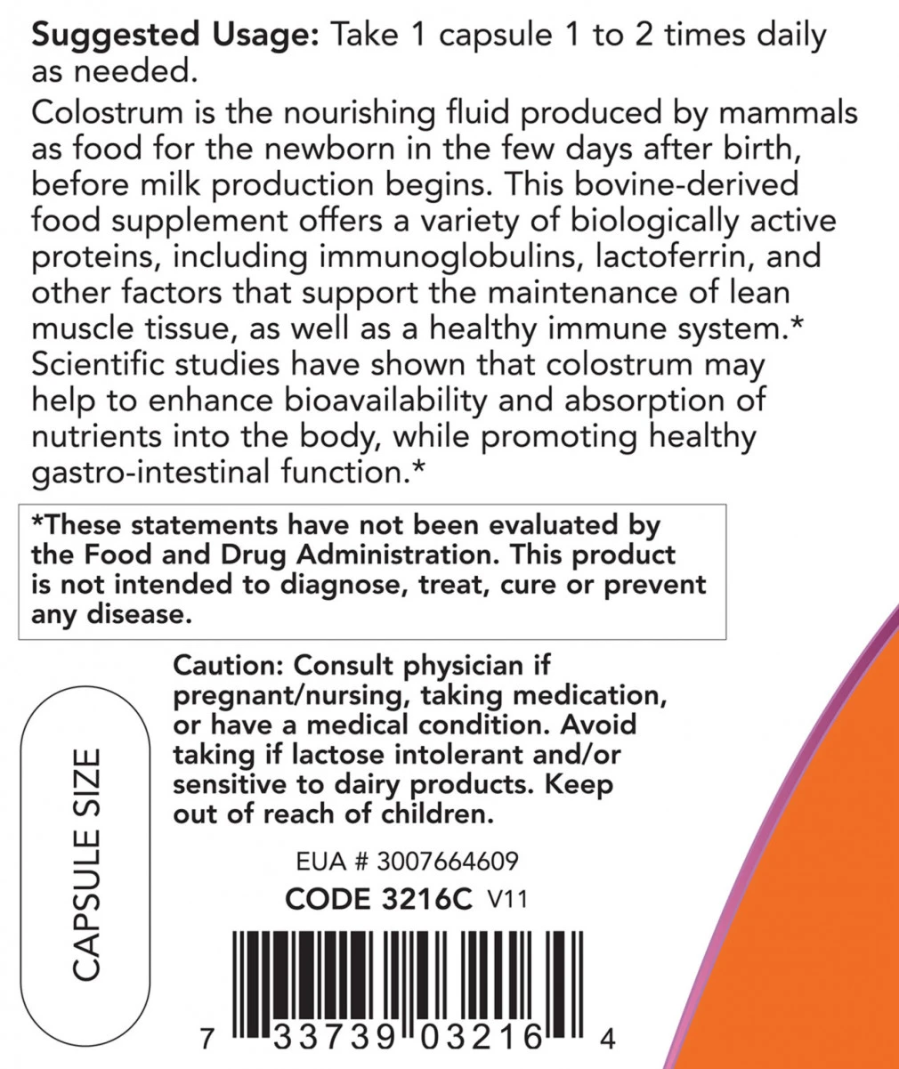 Colostrum – 500 mg – 120 kapsulių - Image 5