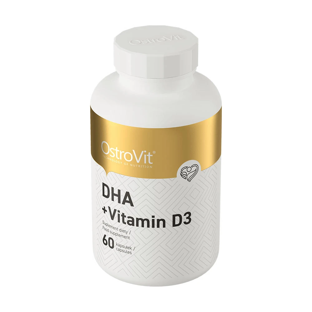 OstroVit – DHA + vitamin D3 – 60 kapsulių - Billede 5