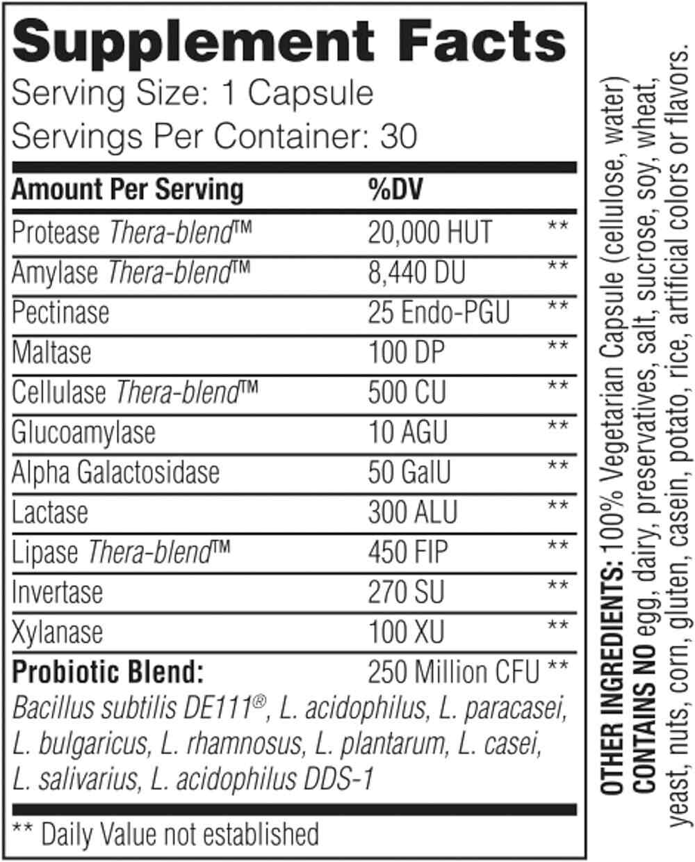 Digest Basic + Probiotika – 90 kapsulių - Billede 3