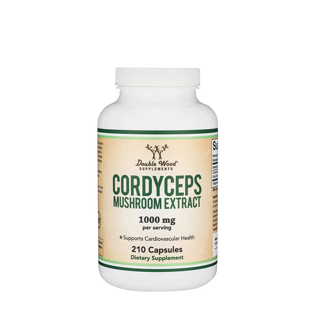 Double Wood Supplements Cordyceps Mushroom Extract (210 capsules)