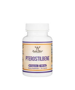 Double Wood Supplements Pterostilbene (60 Capsules)