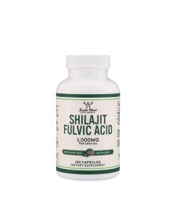 Double Wood Supplements Shilajit Resin (120 Capsules)