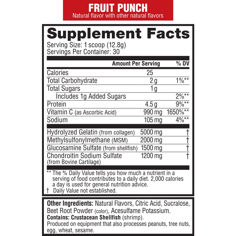 Elasti Joint – Fruit Punch – 384 g - Billede 5