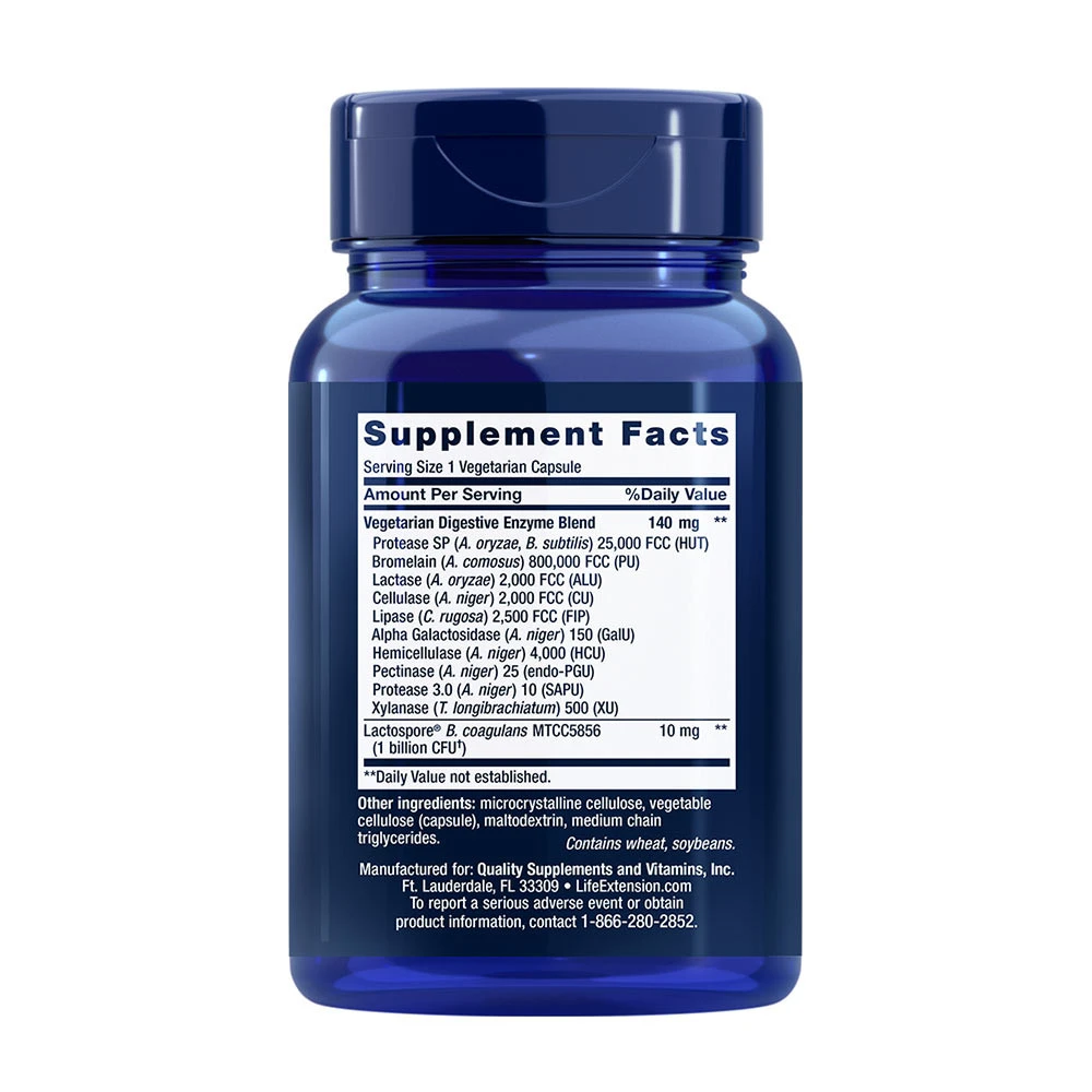 Enhanced Super Digestive Enzymes ir Probiotikai – 60 kapsulių - Billede 4