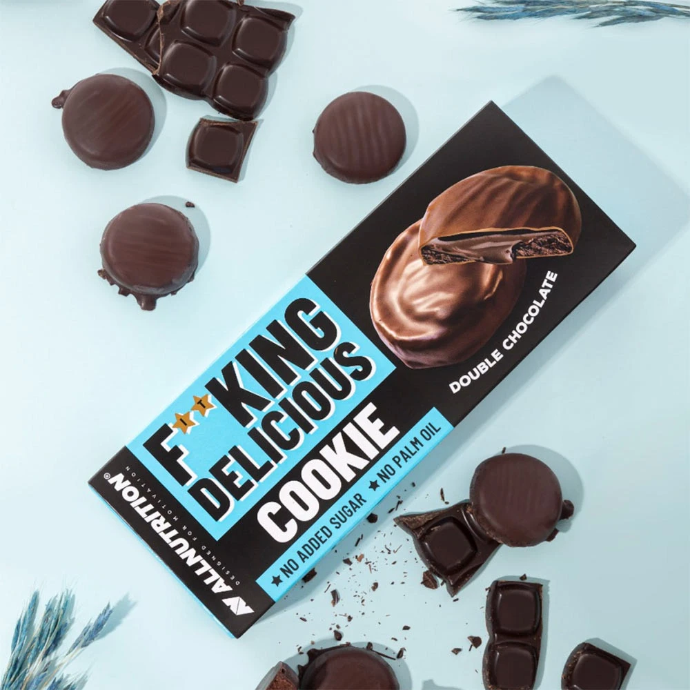 Fitking – Lękre Kiks, Dviguba šokoladas – 128g - Billede 6