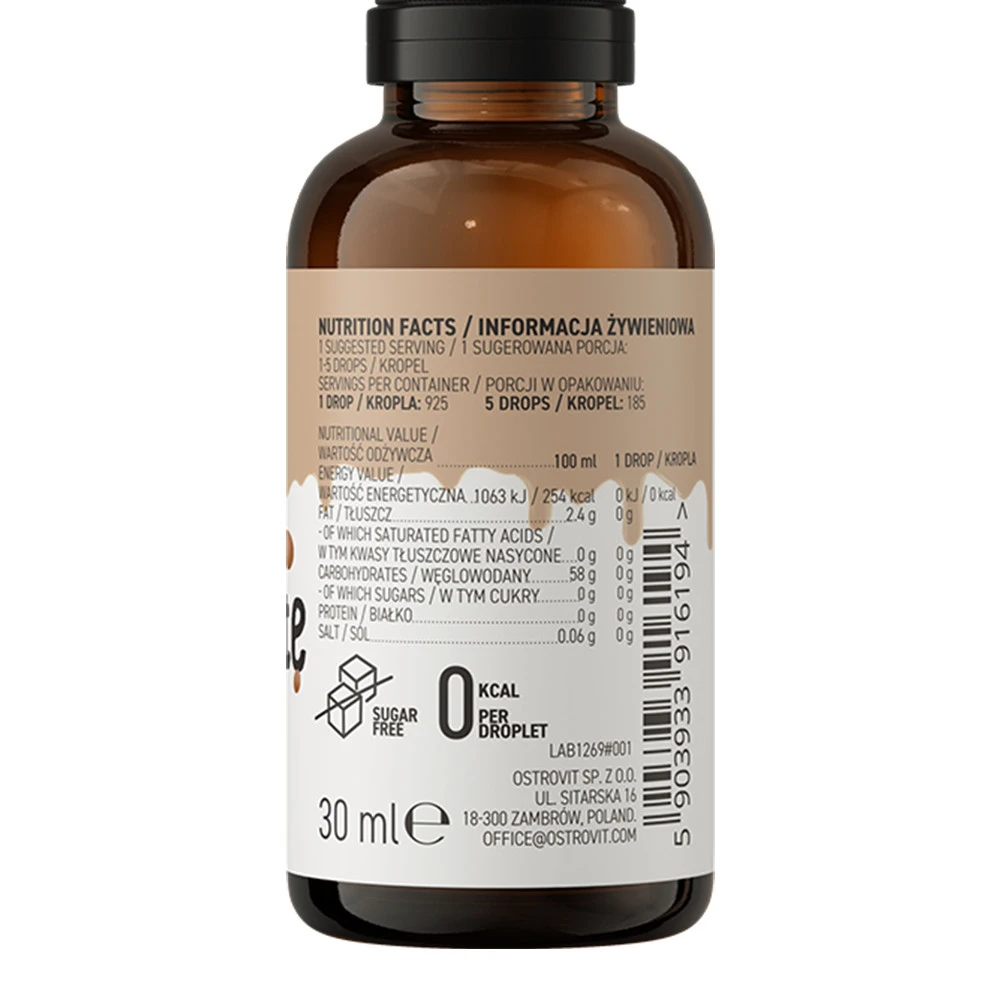 OstroVit – Flavour drops šokoladas – 30 ml - Billede 4
