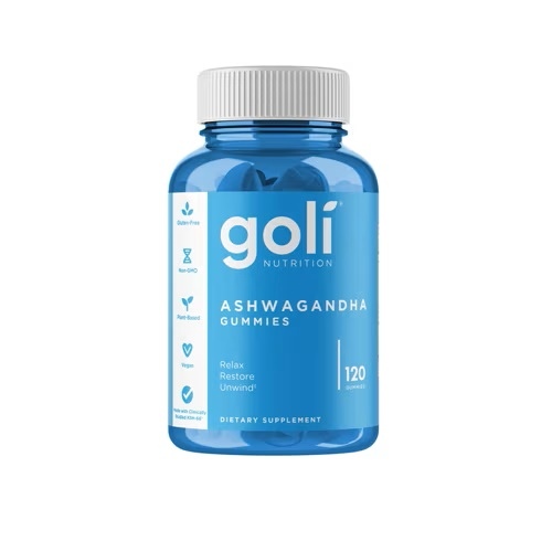 GOLI NUTRITION Ashwagandha KSM-66 Gummies (120 gummies)