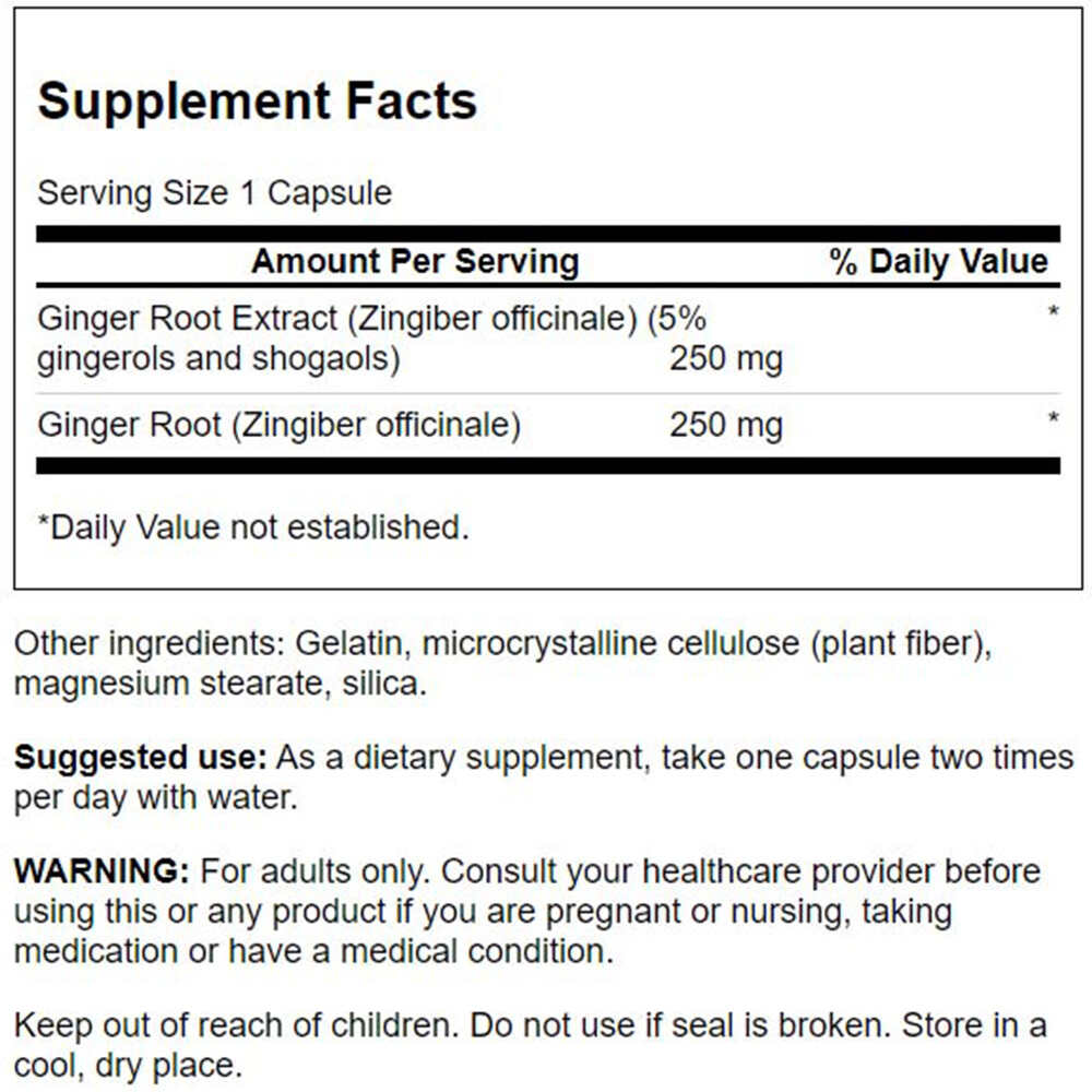 Ingefærrod – 120 kapsulių - Billede 3