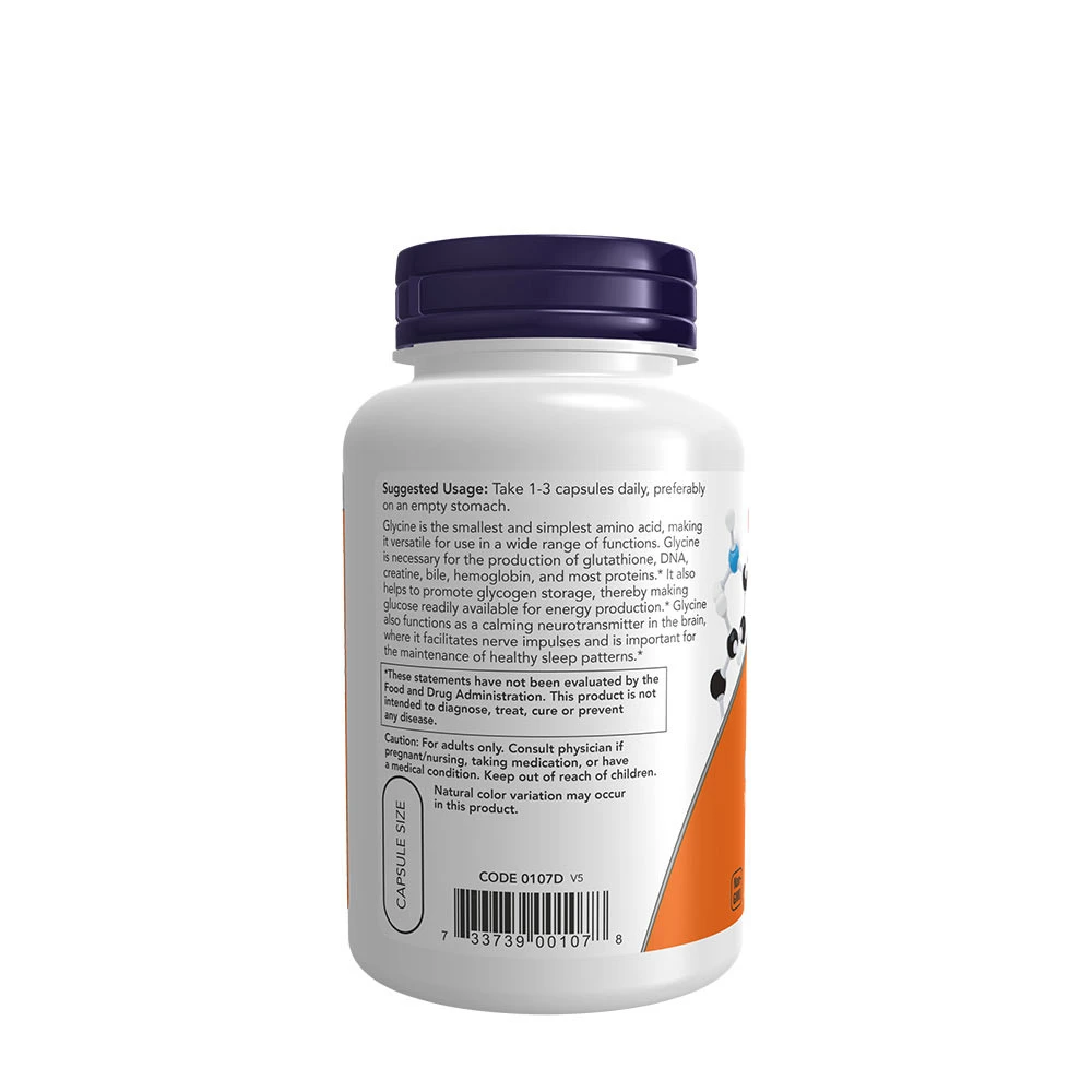 Glycin – 1000 mg – 100 kapsulių - Image 3