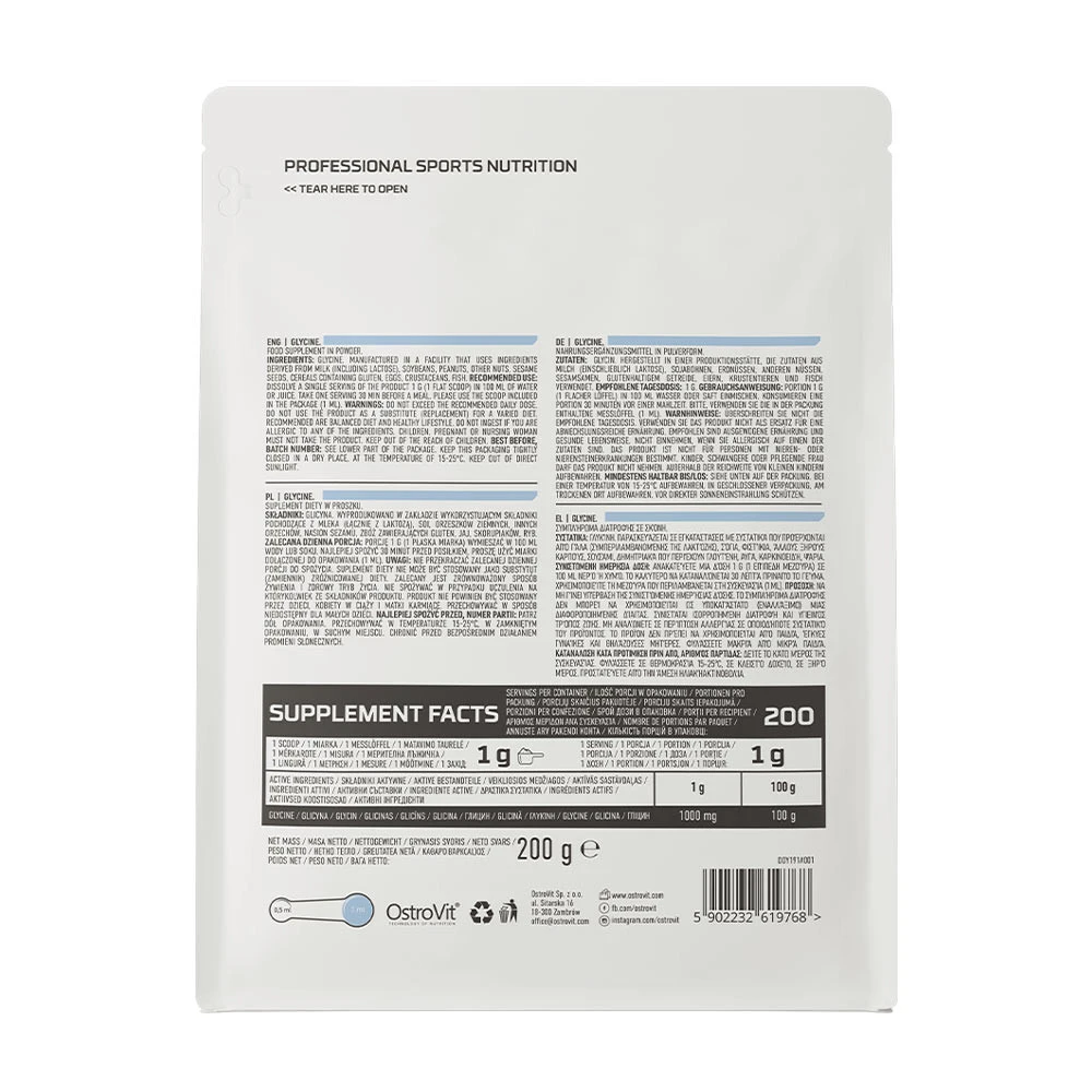 Ostrovit – glicinas, natūralus – 200 g - Image 4