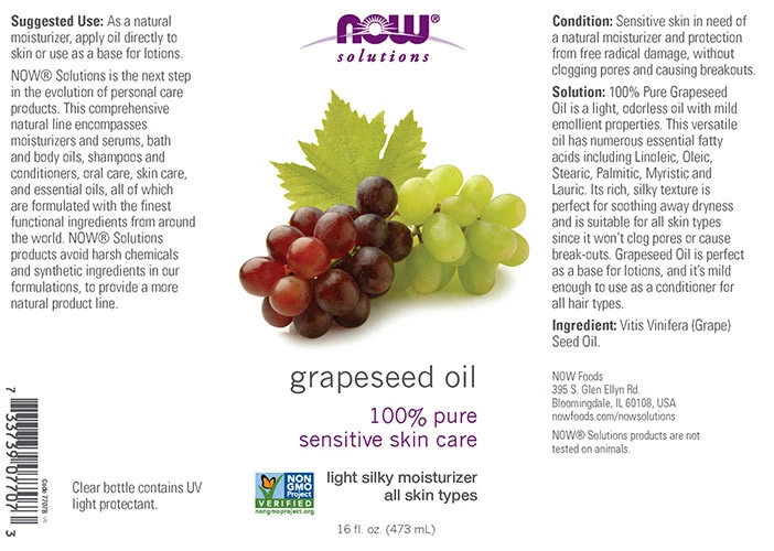 Grapekerneolie – 473 ml - Billede 2