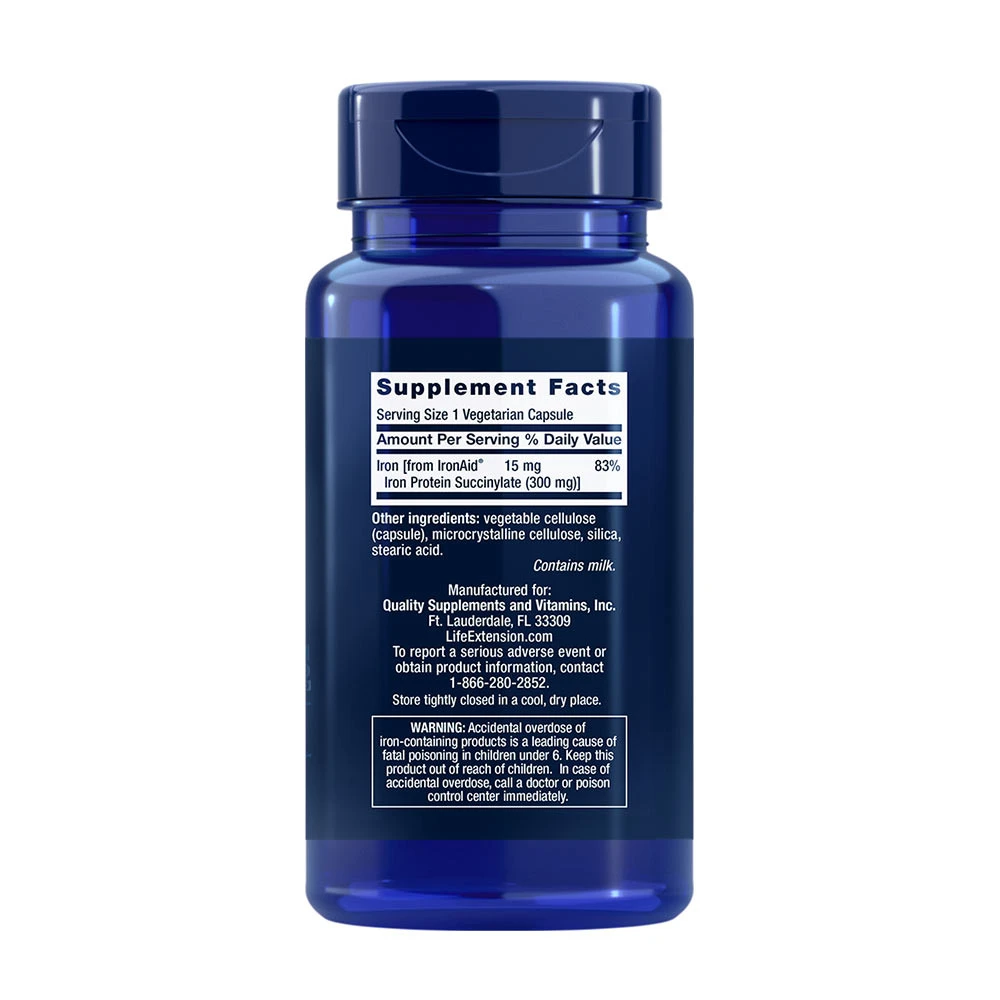 Jern Protein Plus – 300 mg – 100 hætteglas - Billede 3