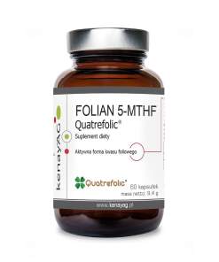 KENAY FOLATE 5-MTHF active folic acid Quatrefolic (60 caps)