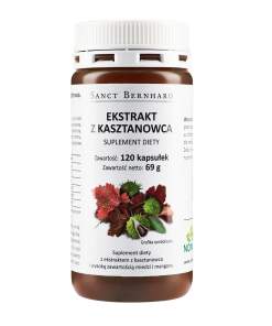 KRAUTERHAUS SANCT BERNHARD Horse Chestnut Vine Leaf  (120 caps)