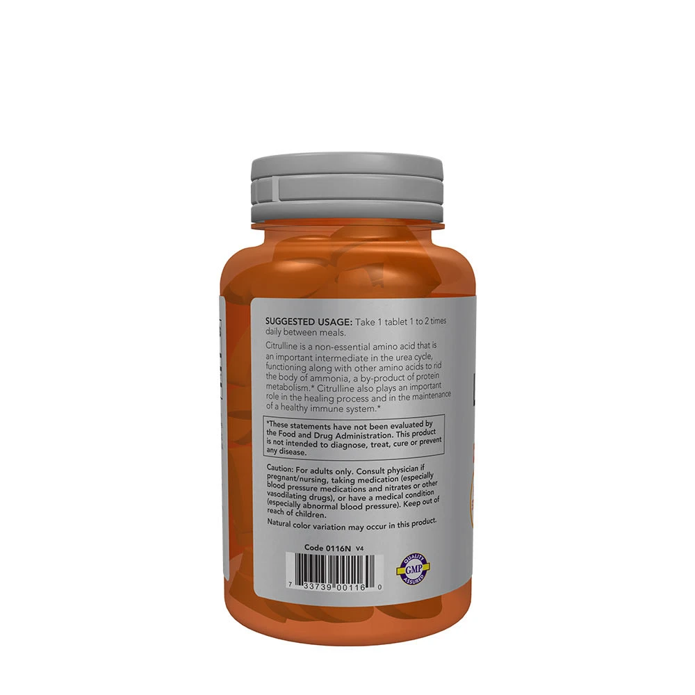 L-Citrulinas – 1200 mg (ekstra stiprumas) – 120 tablečių - Image 3