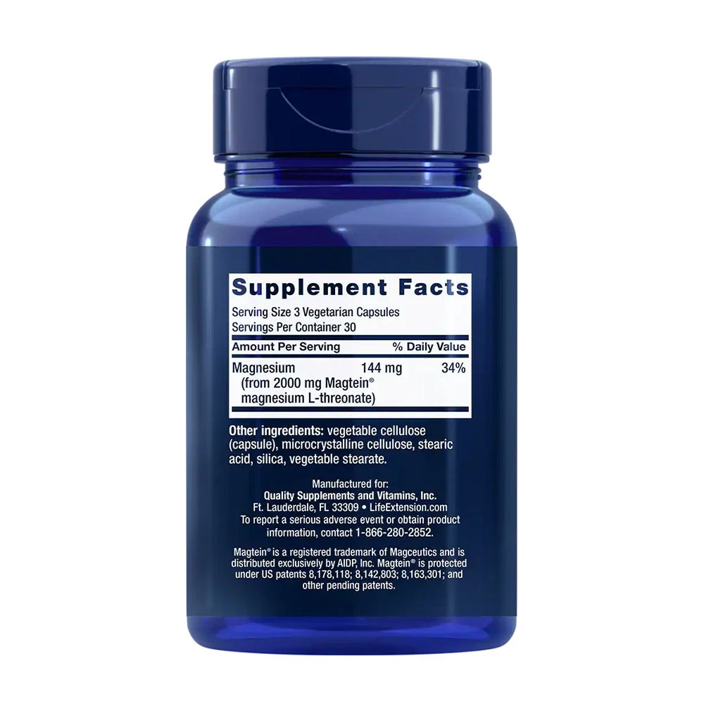 Neuro-Mag Magnesium L-Threonat – 90 vnt - Billede 6