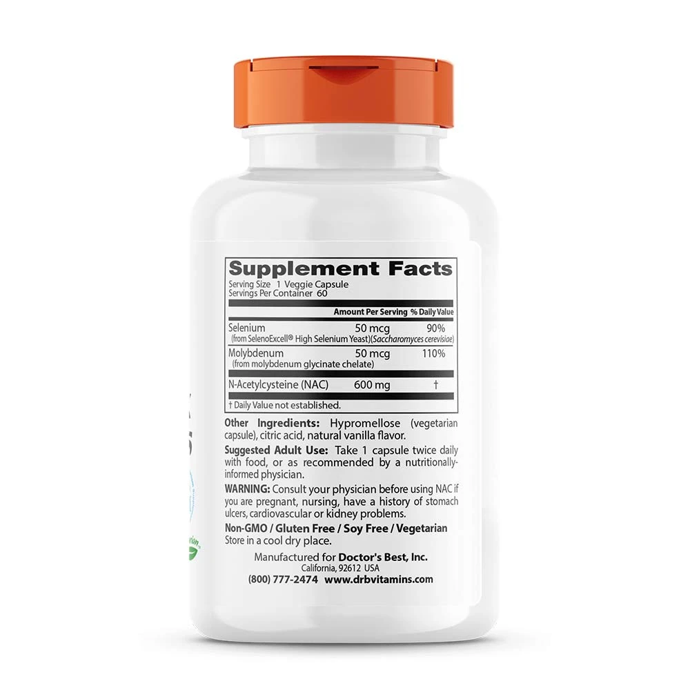 NAC Detox Regulator – 60 vnt - Billede 4