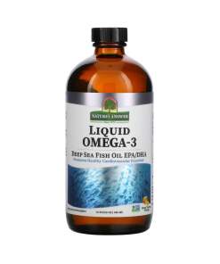 NATURE'S ANSWER Liquid Omega-3 Deep Sea Fish Oil EPA/DHA (480 ml / 16 fl. oz.)