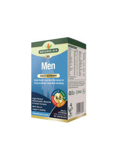 Natures Aid Men's Multi-Vitamins & Minerals (30 Capsules)