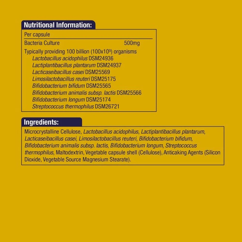 Natures Aid – Pro-100 ULTRA 100 milijarder bakterijų, 30 kapsulių - Image 5