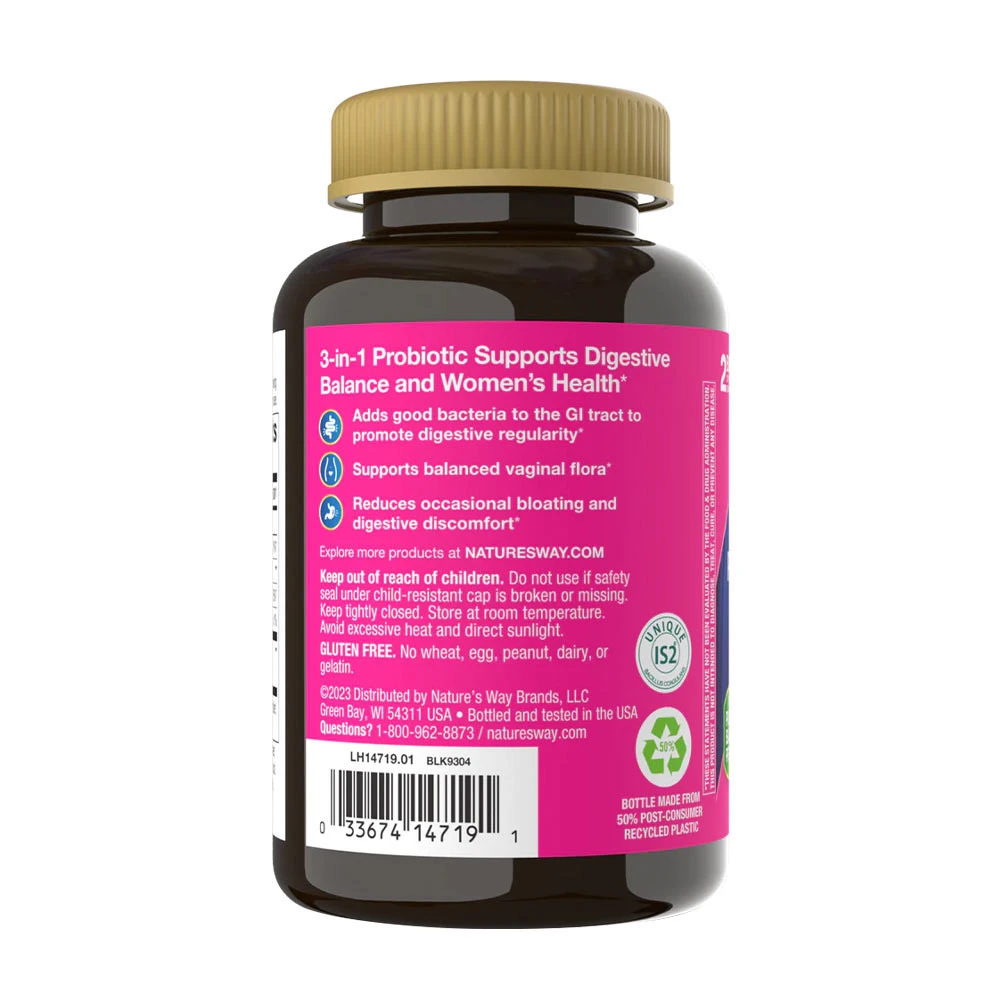 Nature's Way – 3-i-1 probiotikų moterims gummies 50 vnt - Image 9