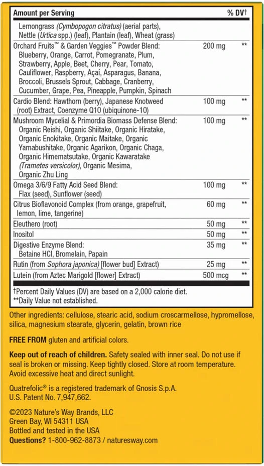 Nature's Way – Alive! Max3 kasdienė multivitaminų be geležies 90 tablečių - Billede 3