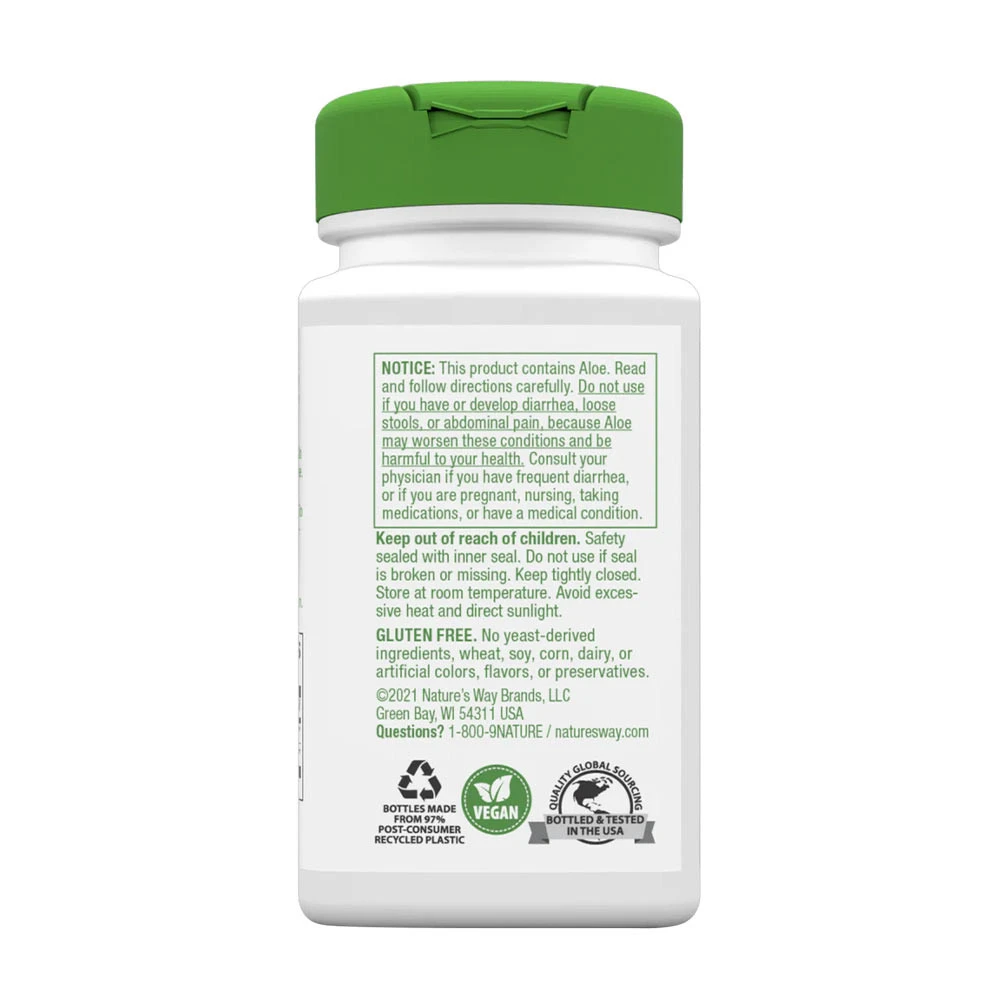 Nature's Way – Aloe 100 kapsulės - Billede 9