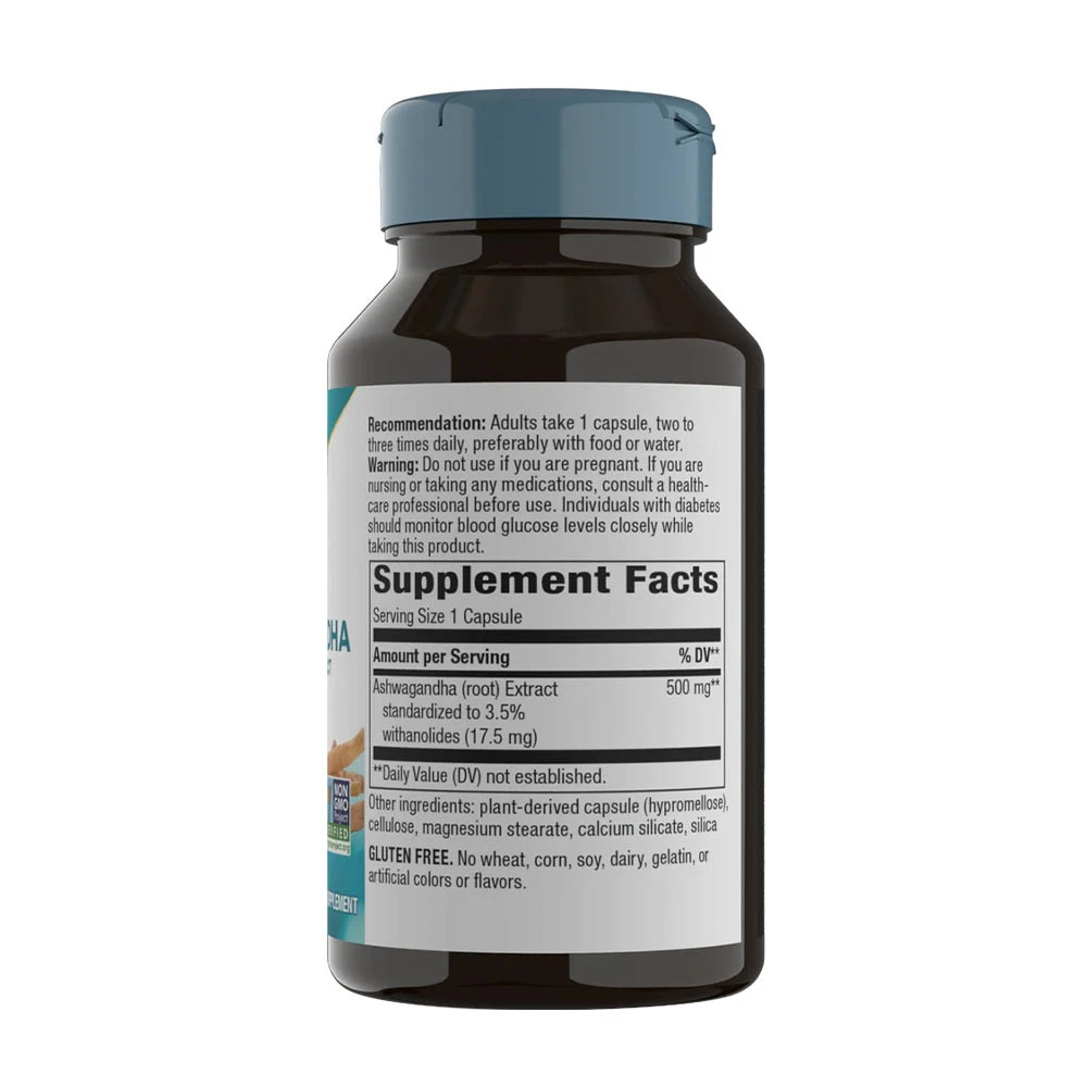 Nature's Way – Ashwagandha 60 kapsulių - Billede 2