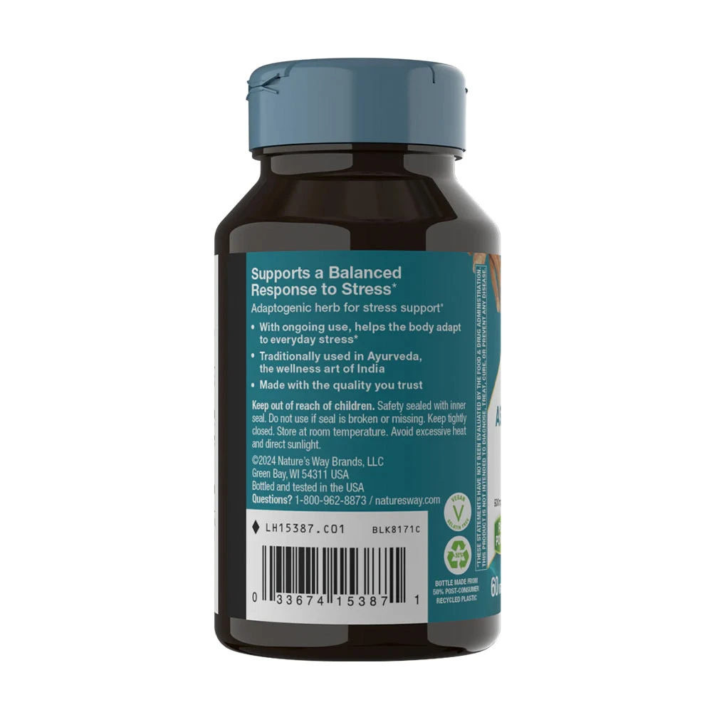 Nature's Way – Ashwagandha 60 kapsulių - Billede 5