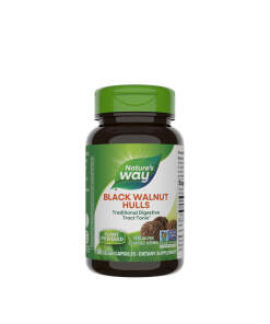 Natures Way Black Walnut Hulls (100 Capsules)