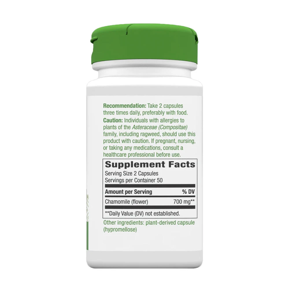 Natures Way – kamilleblomster 100 kapsulių - Image 4
