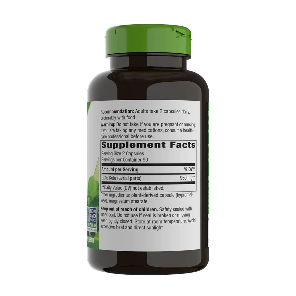 Natures Way – Gotu Kola herb 180 kapsulių - Image 2