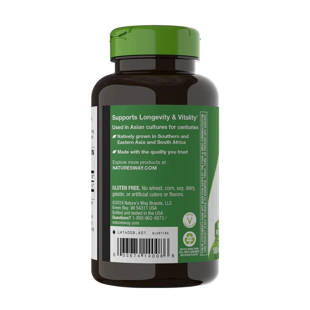 Natures Way – Gotu Kola herb 180 kapsulių - Image 3