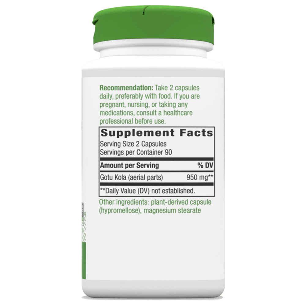 Natures Way – Gotu Kola herb 180 kapsulių - Image 5