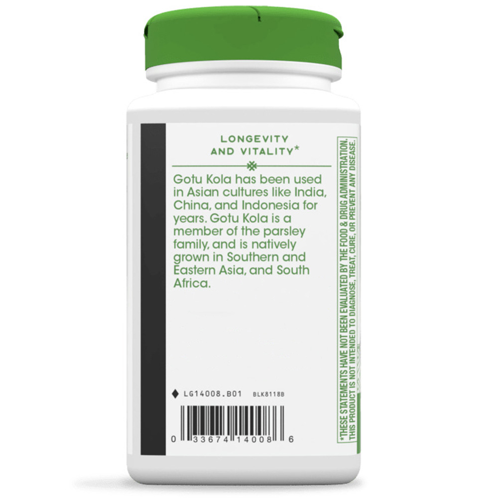 Natures Way – Gotu Kola herb 180 kapsulių - Image 6