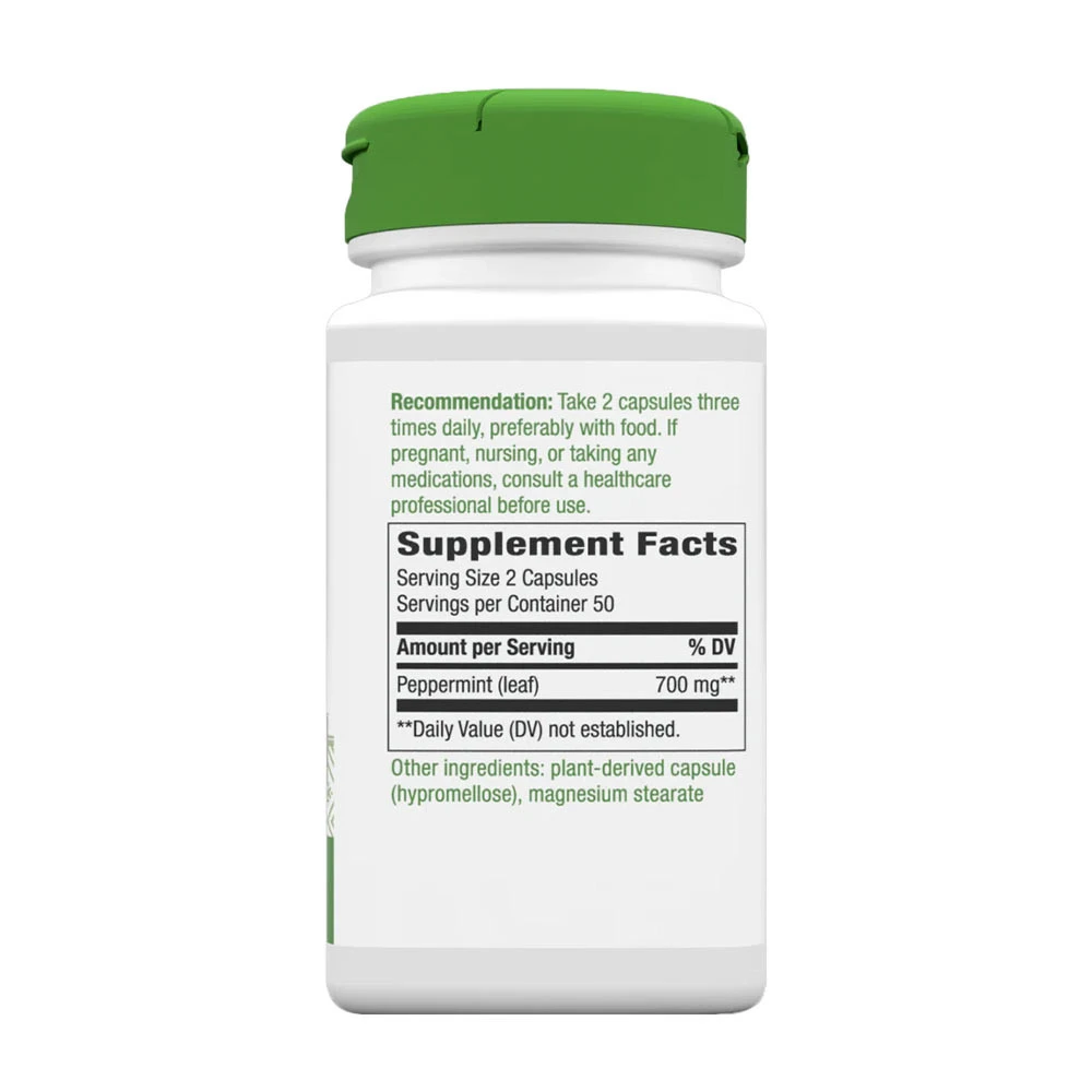 Nature's Way – pebermynte lapai – 100 kapsulių - Billede 2