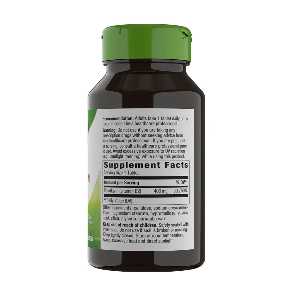 Nature's Way – Riboflavin Vitamin B2 – 30 tablečių - Billede 2