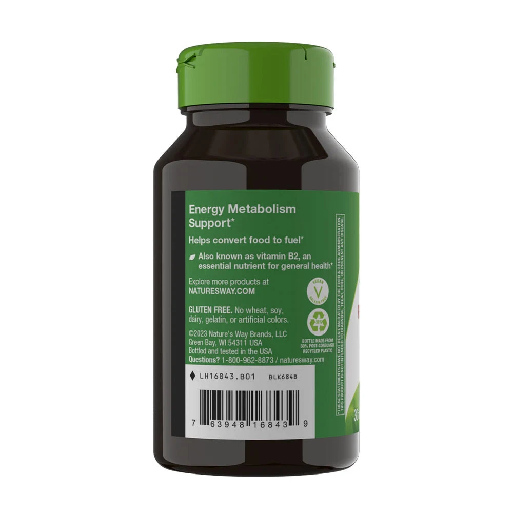 Nature's Way – Riboflavin Vitamin B2 – 30 tablečių - Billede 5
